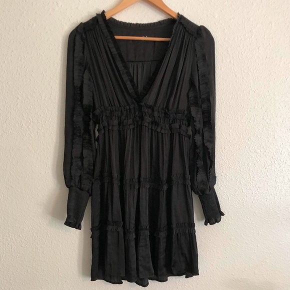 OPT Babydoll Ruffle Mini Dress - Picture 3 of 8